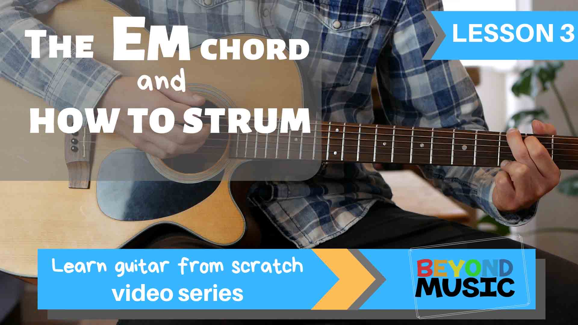 Em Chord and How to Strum - The Em chord and how to strum