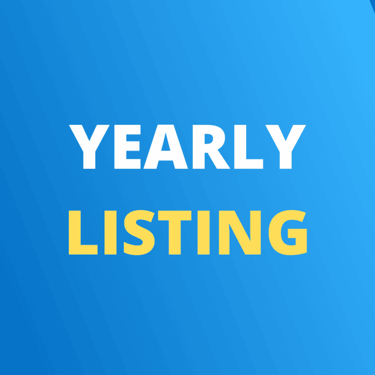 Yearly (legacy plan) - YEARLY LISTING